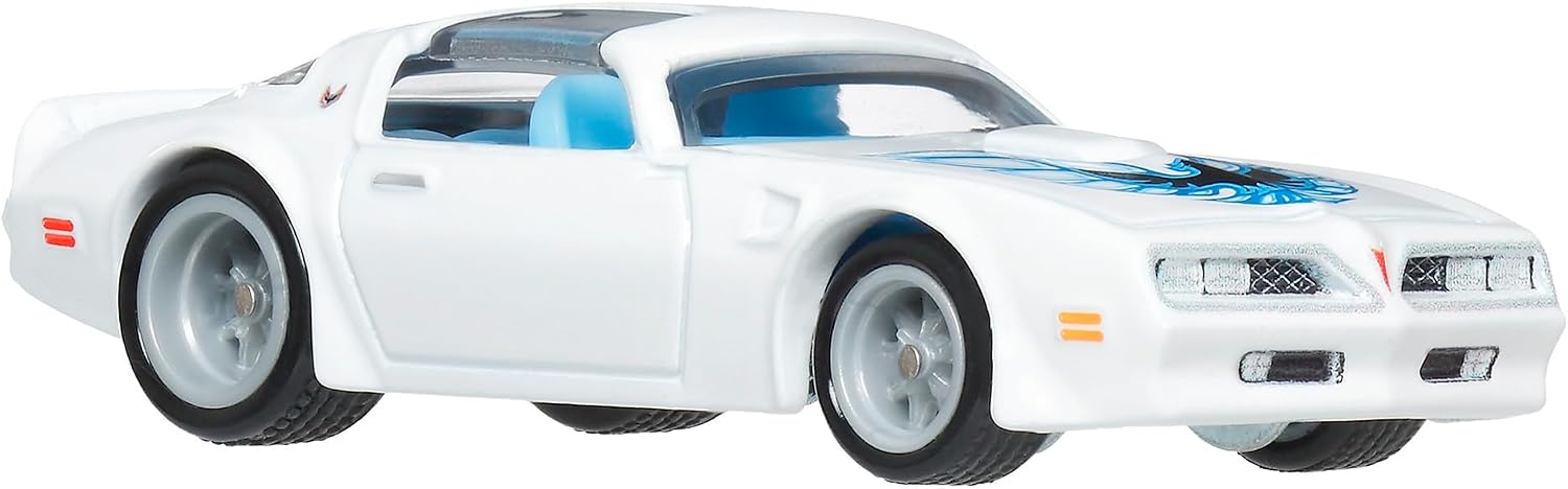 Detalle de ホットウィール ブールバード '77 ポンティアック・ファイヤーバード TA ミニカー、白ボディ・青系グラフィックス JBL28