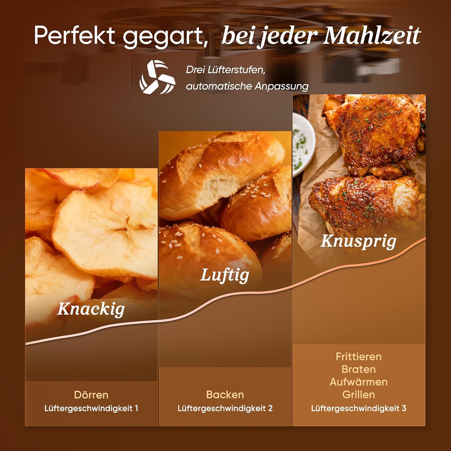 Thumbnail 6 de COSORI Airfryer Turbo Tower Compact (DC861) – Heißluftfritteuse mit 2 Kammern und Keramikbeschichtung