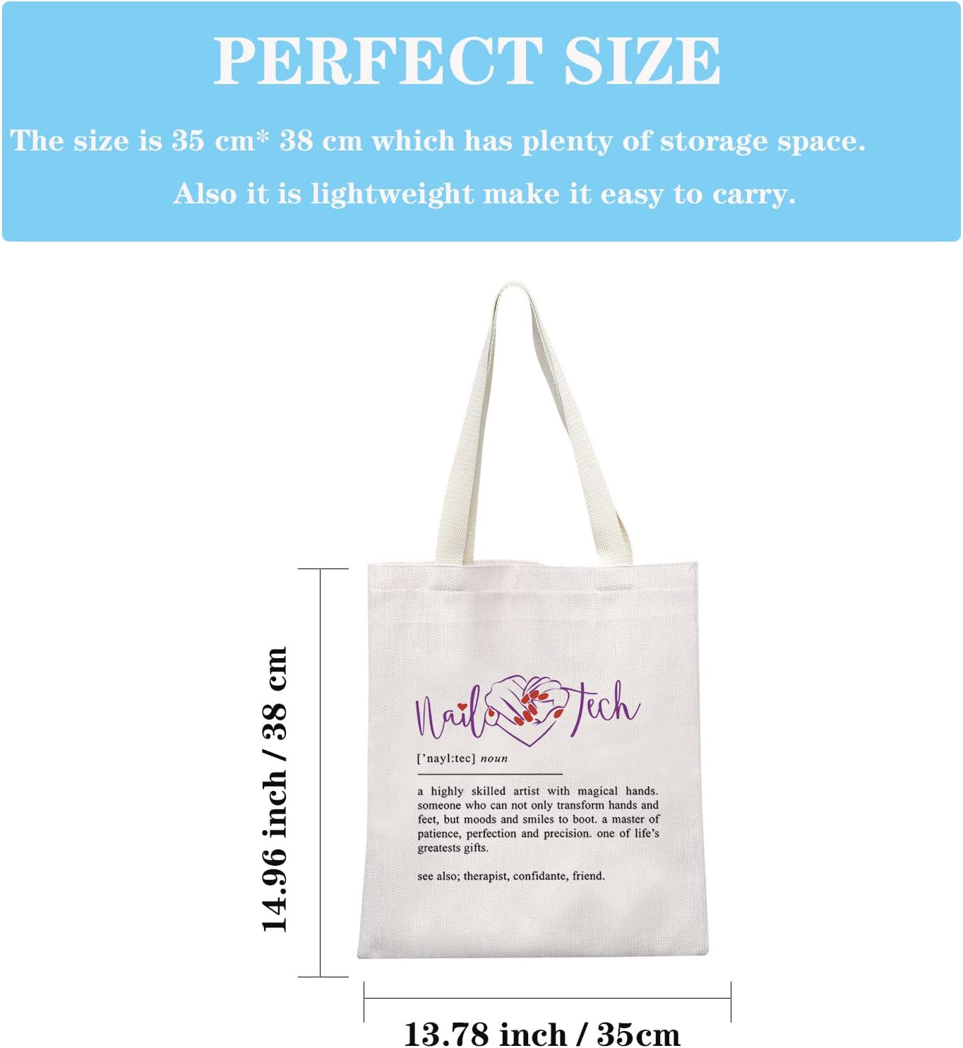 Thumbnail 3 de JTOUK Nail Technician Tote Bag