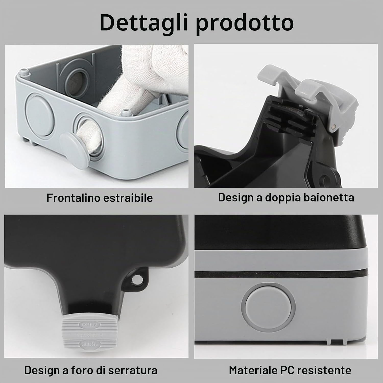 Detalle de Presa esterna impermeabile 16A IP66
