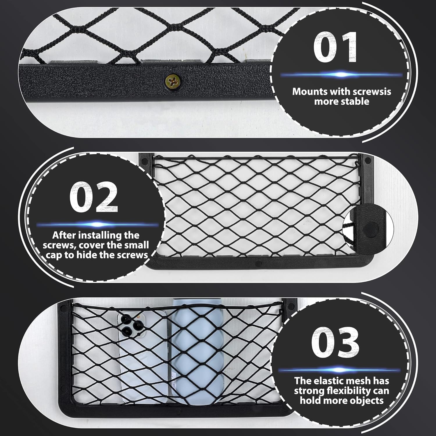 Thumbnail 4 de Einesin Storage Nets for Campervans