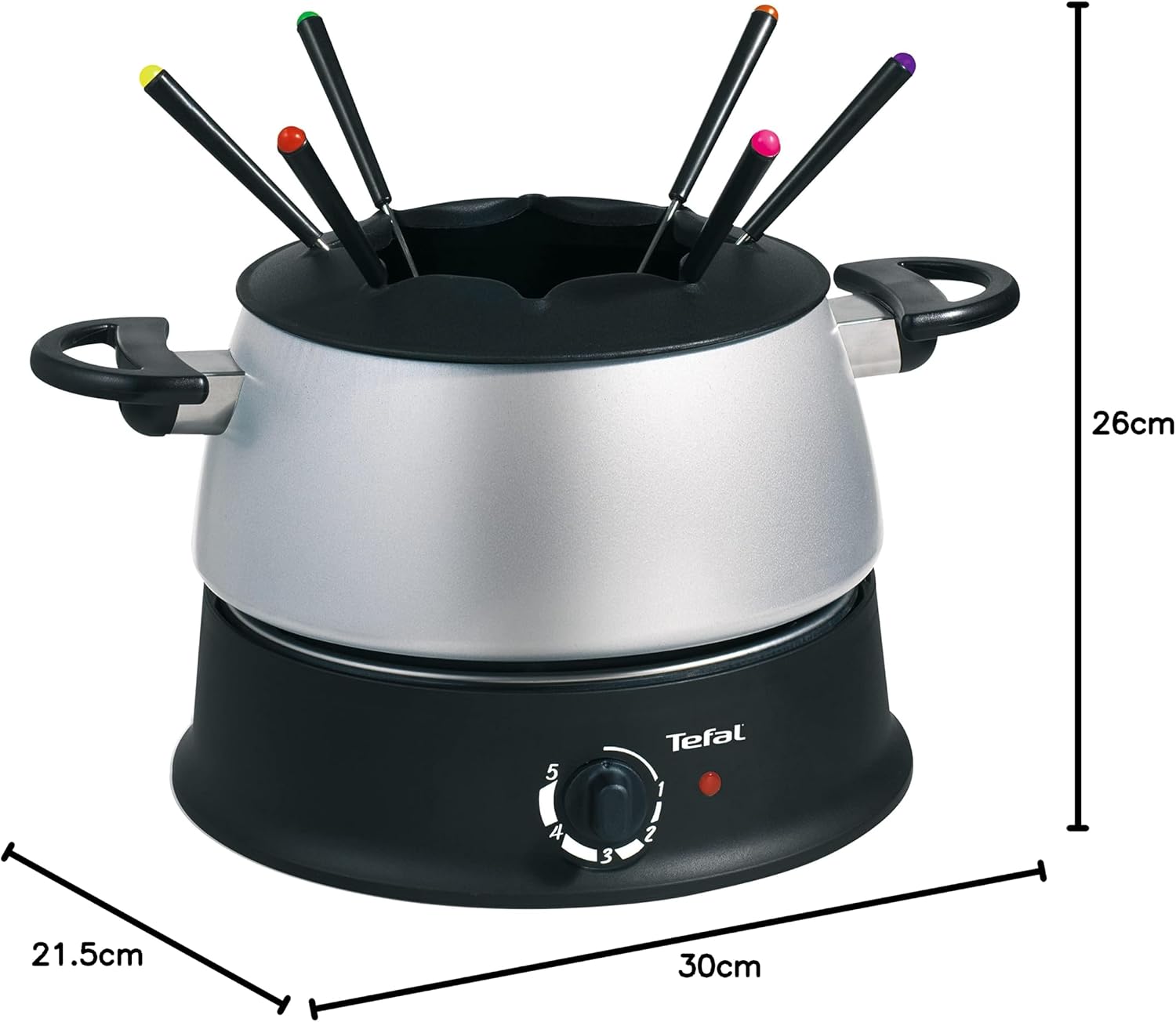 Thumbnail 6 de Tefal Multi Caquelon EF3000.10 fondueapparaat voor 6 personen met antiaanbaklaag