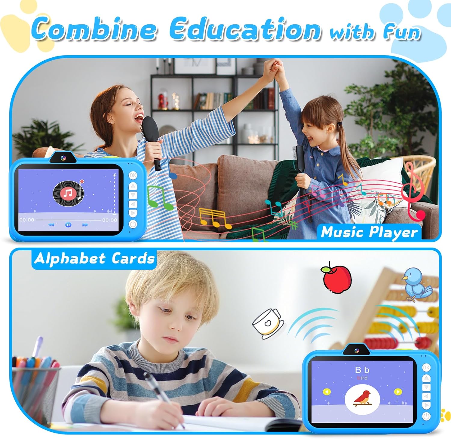 Thumbnail 5 de Macchina Fotografica Bambini con Zoom Rotante 360° – Schermo 3,5'' e 1080P HD