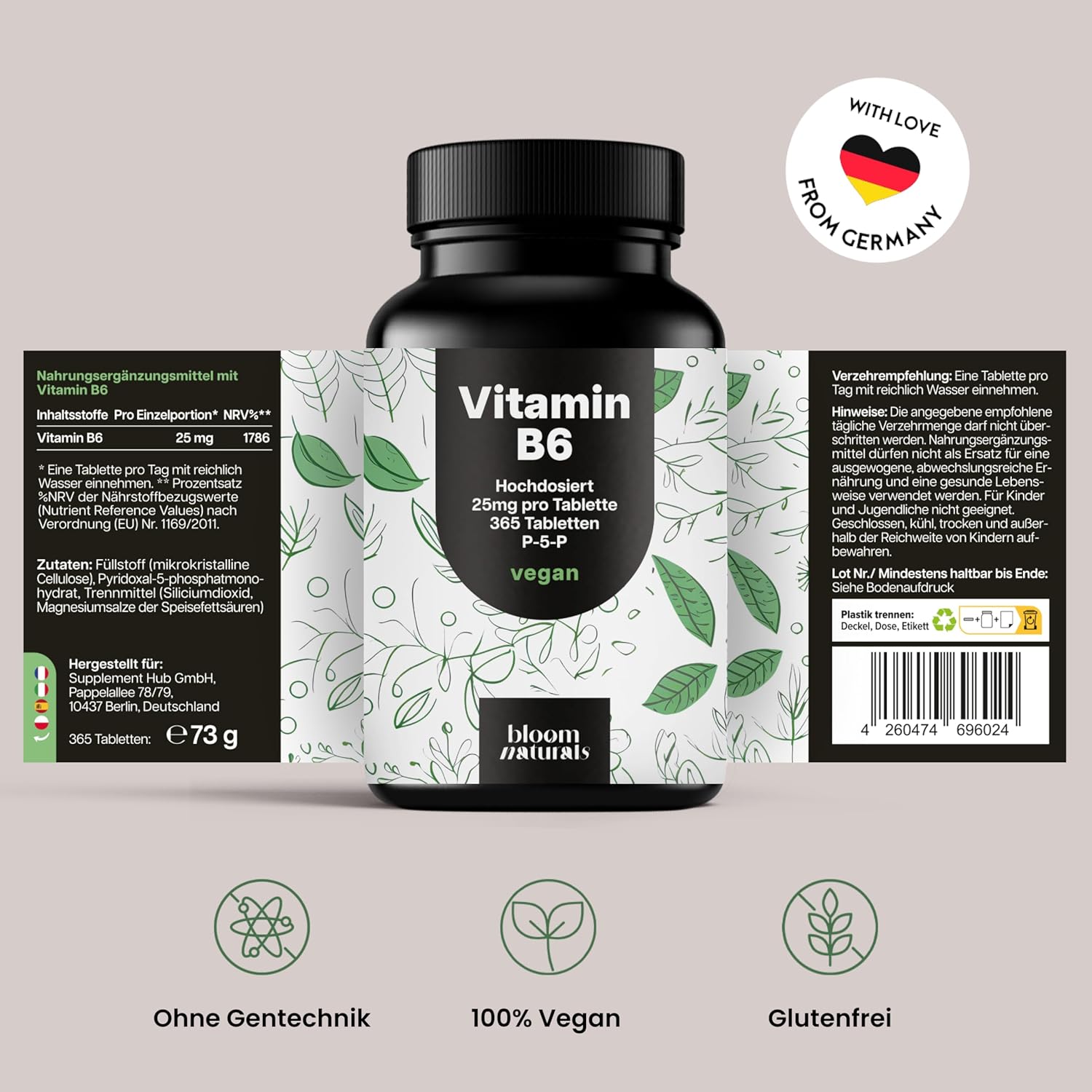 Thumbnail 6 de Vitamin B6 P5P hochdosiert 25 mg Tablette