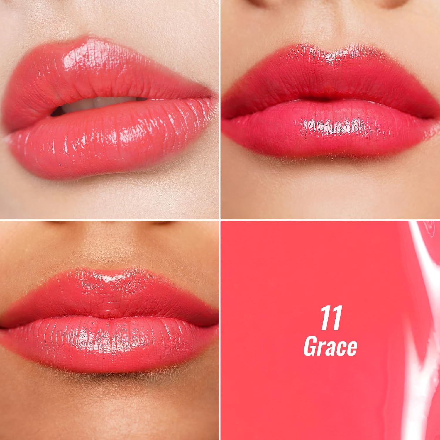 Detalle de Oulac Rossetto Nutriente Rosa Corallo: Idratazione a Lunga Durata e Colore Naturale per Labbra Secche