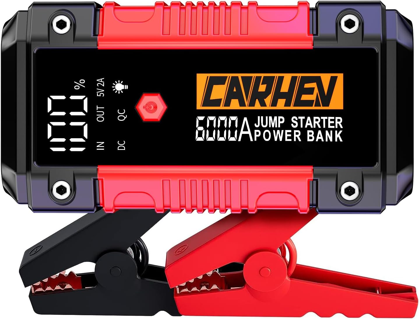 Detalle de CARHEV 6000A jump starter 12V power pack