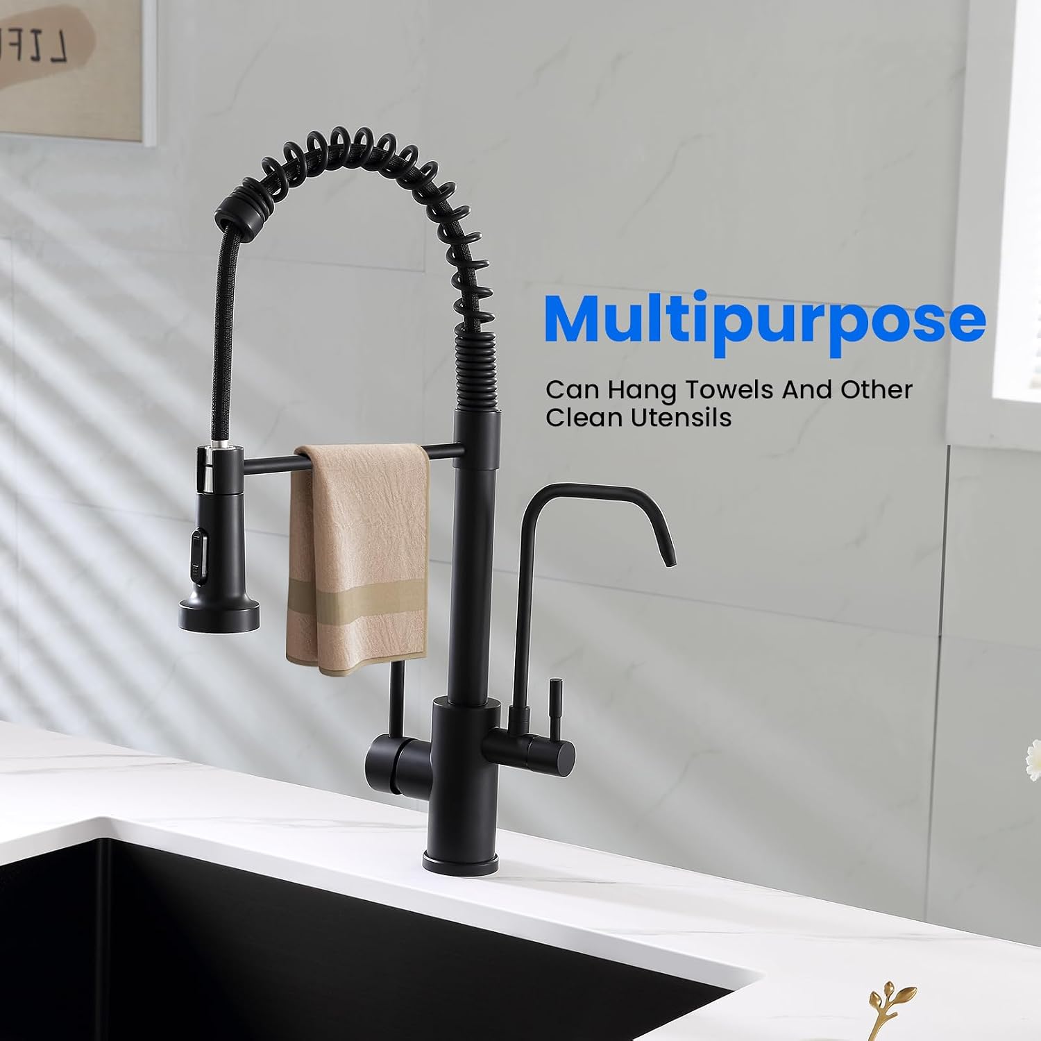 Thumbnail 6 de POPFLY 3-in-1 kitchen faucet, stainless steel