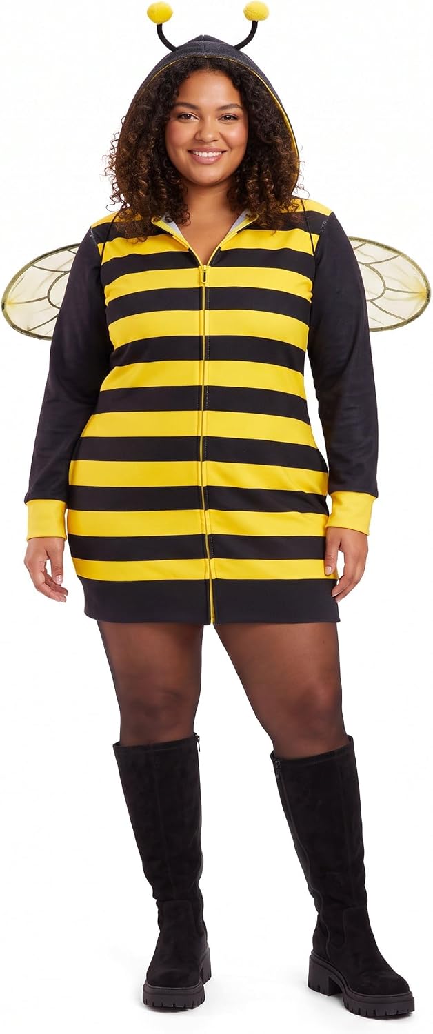 Detalle 1 de Tipsy Elves Women's Halloween Costume Dress with 3D Details and Front Zipper