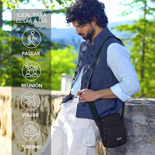 Detalle 2 de Coronel Tapiocca Bandolera piel hombre 1L