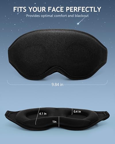 Thumbnail 6 de Aosun Eye Mask (2 Pack) – Super Soft 3D Sleep Masks with Adjustable Straps