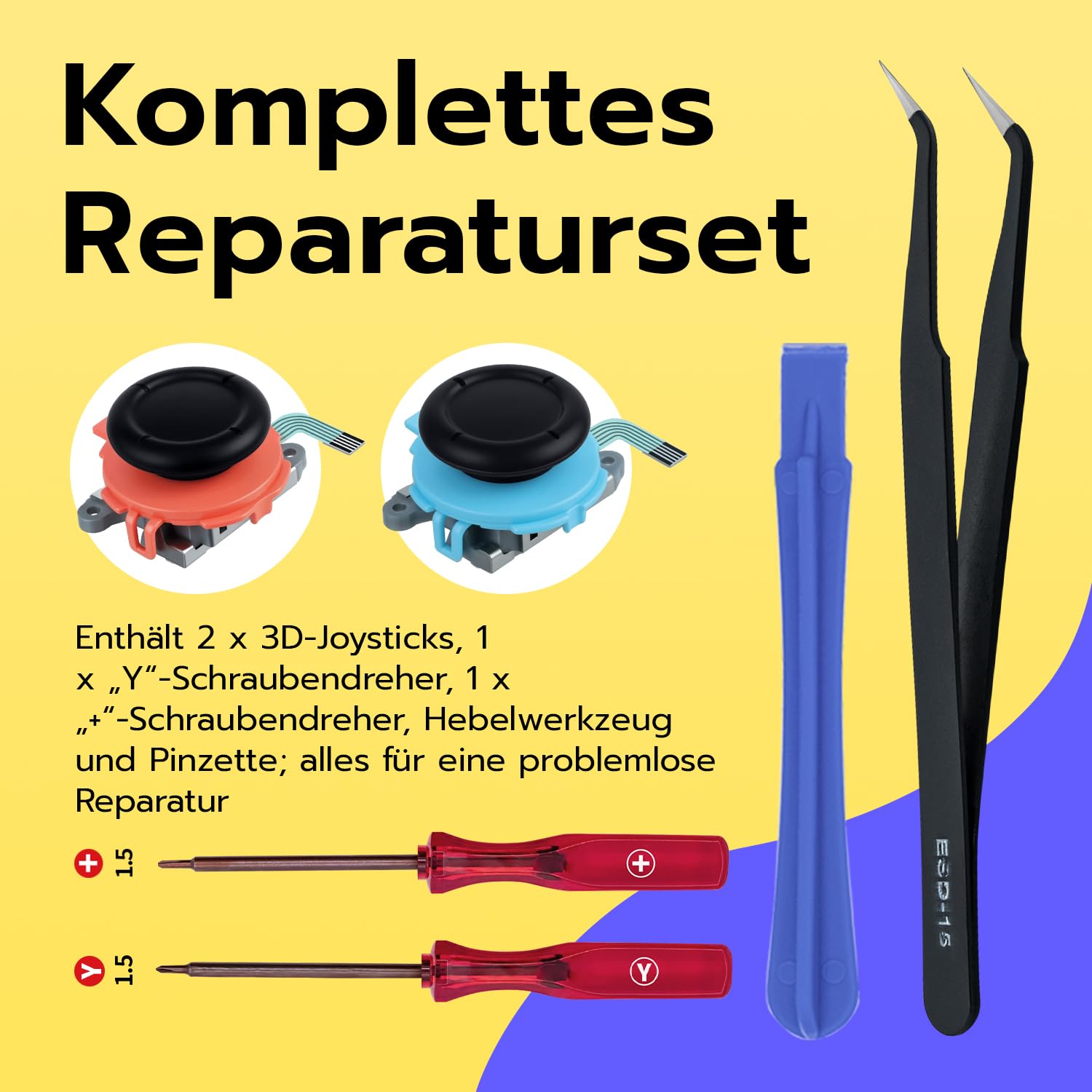Thumbnail 4 de Wigearss Ersatz 3D Sensor Stick Kit Switch 2