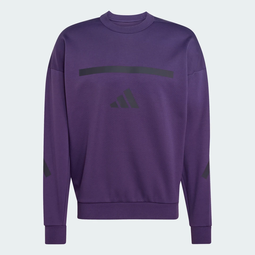 Detalle 2 de Sudadera New adidas Z.N.E. (violeta) – comodidad y estilo urbano