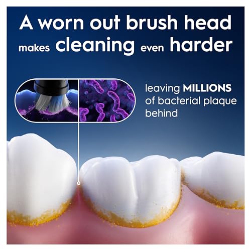 Thumbnail 4 de Oral-B iO Radiant White Brush Heads (6 Pack) – Angled Bristles for Deeper Plaque Removal