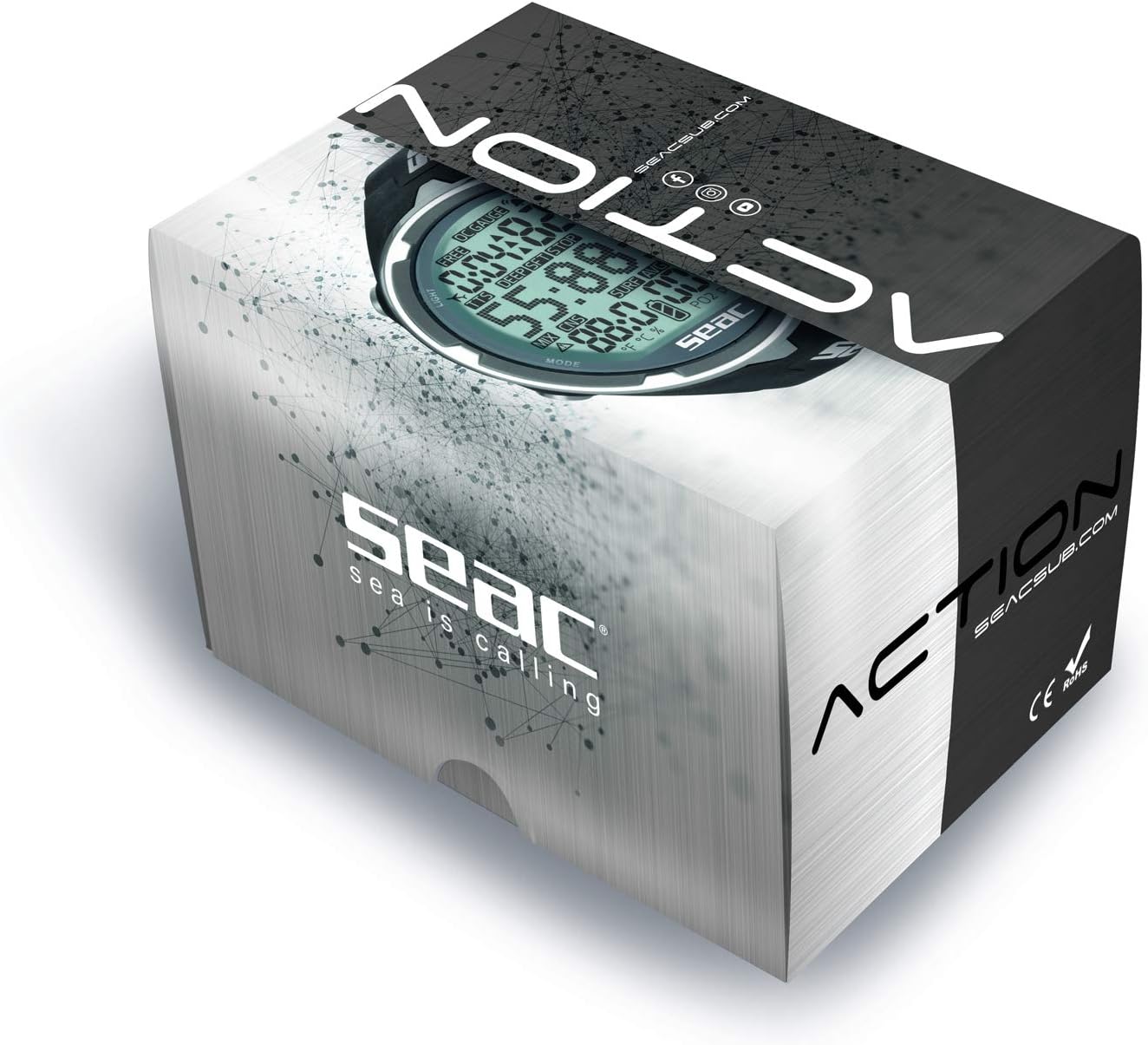 Thumbnail 4 de Seac Action computer subacqueo per immersioni e freediving con Dive Log e allarmi di sicurezza