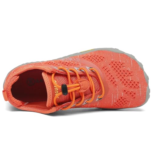 Thumbnail 6 de SAGUARO Barefoot Zapatillas de trail running minimalistas para niños (naranja)