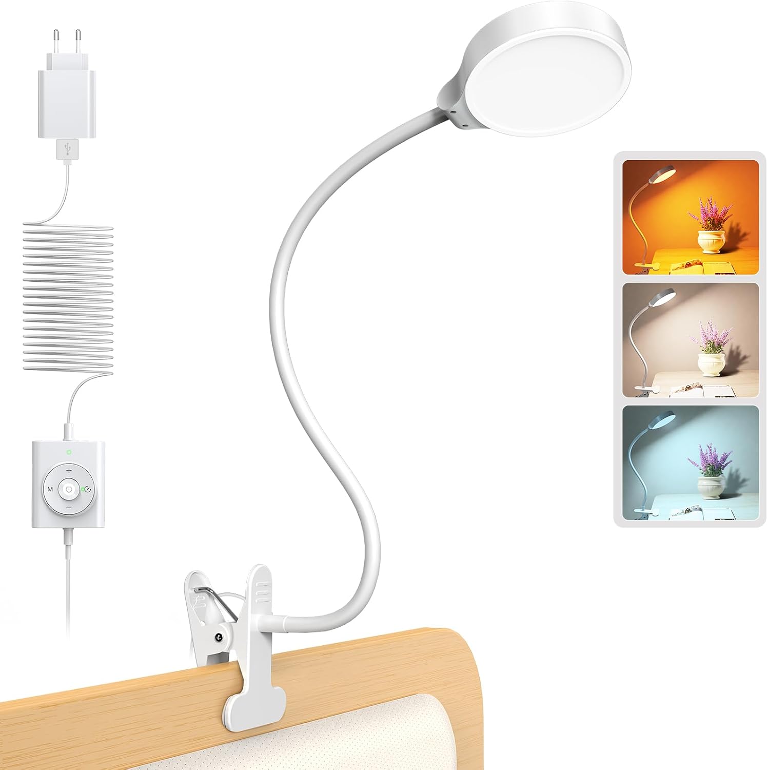 Detalle de Glocusent 5W Leselampe Bett 36 LED
