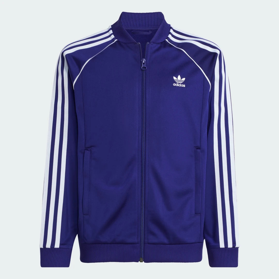 Detalle de Chaqueta SST Adicolor (Adolescentes) de Adidas – Violetas para el día a día