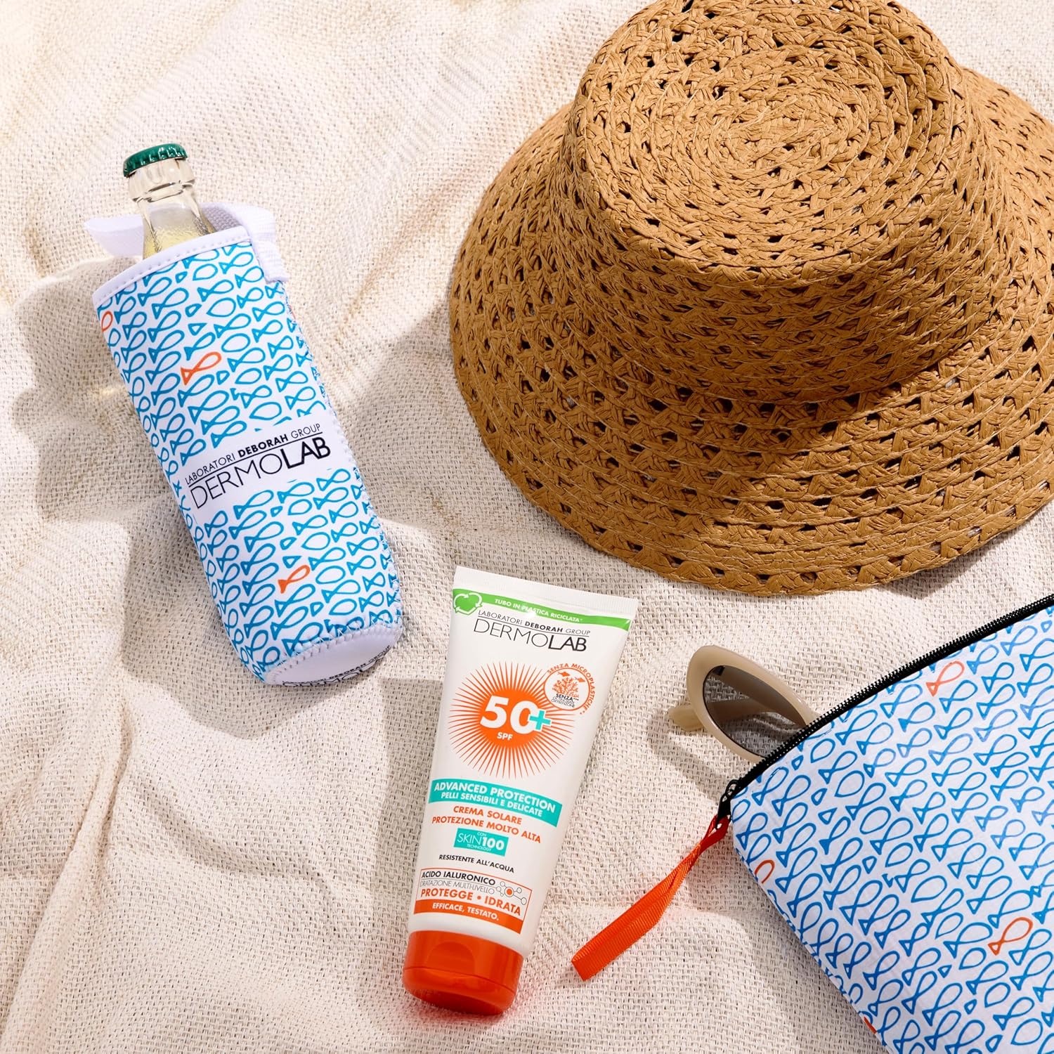 Thumbnail 4 de Dermolab Crema Solare Viso e Corpo SPF 50+ per Pelli Chiare e Delicate – Resistente all'Acqua, 200 ml