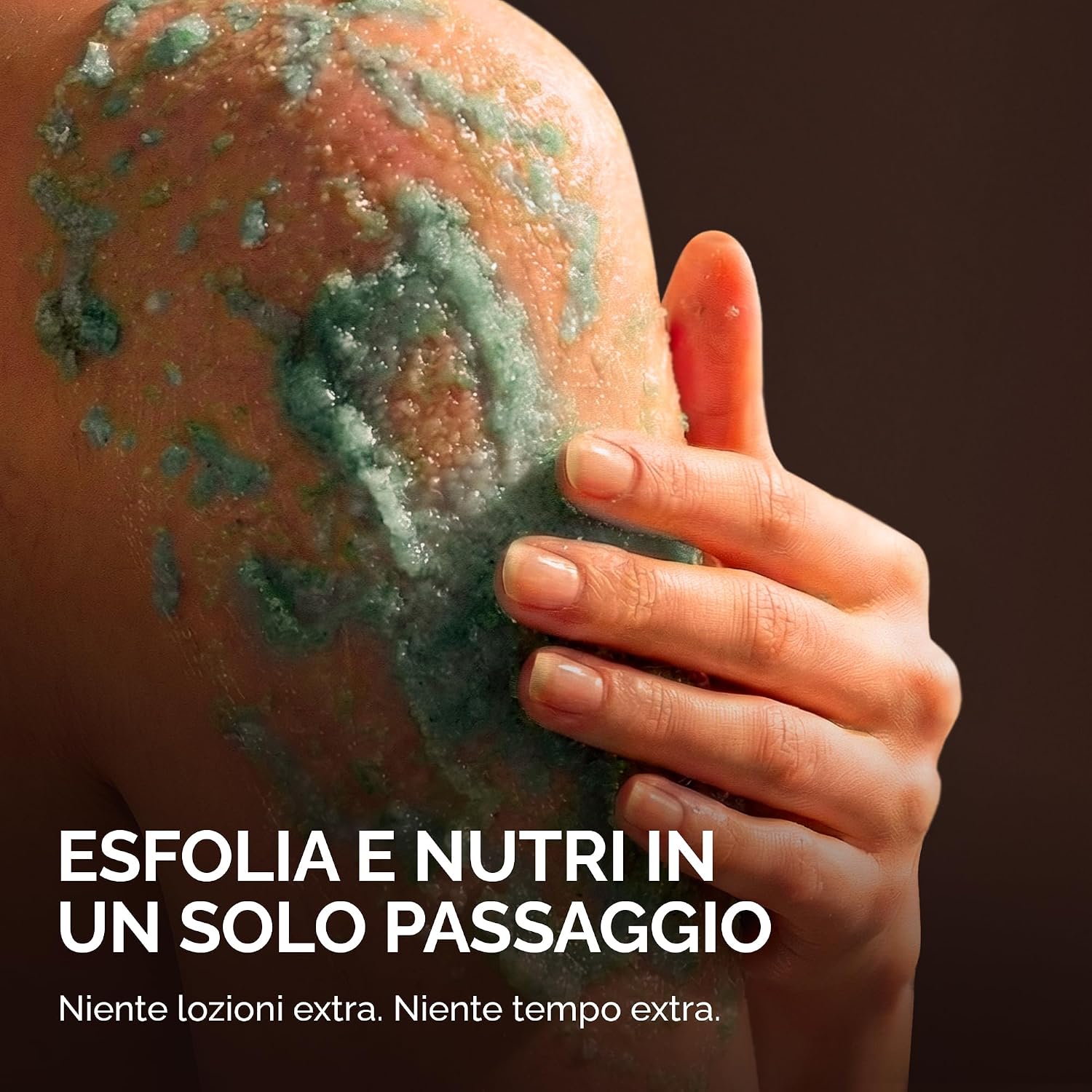 Detalle de Pranaturals Scrub Corpo Rivitalizzante ai Sali del Mar Morto 500g – Mango e Kiwi