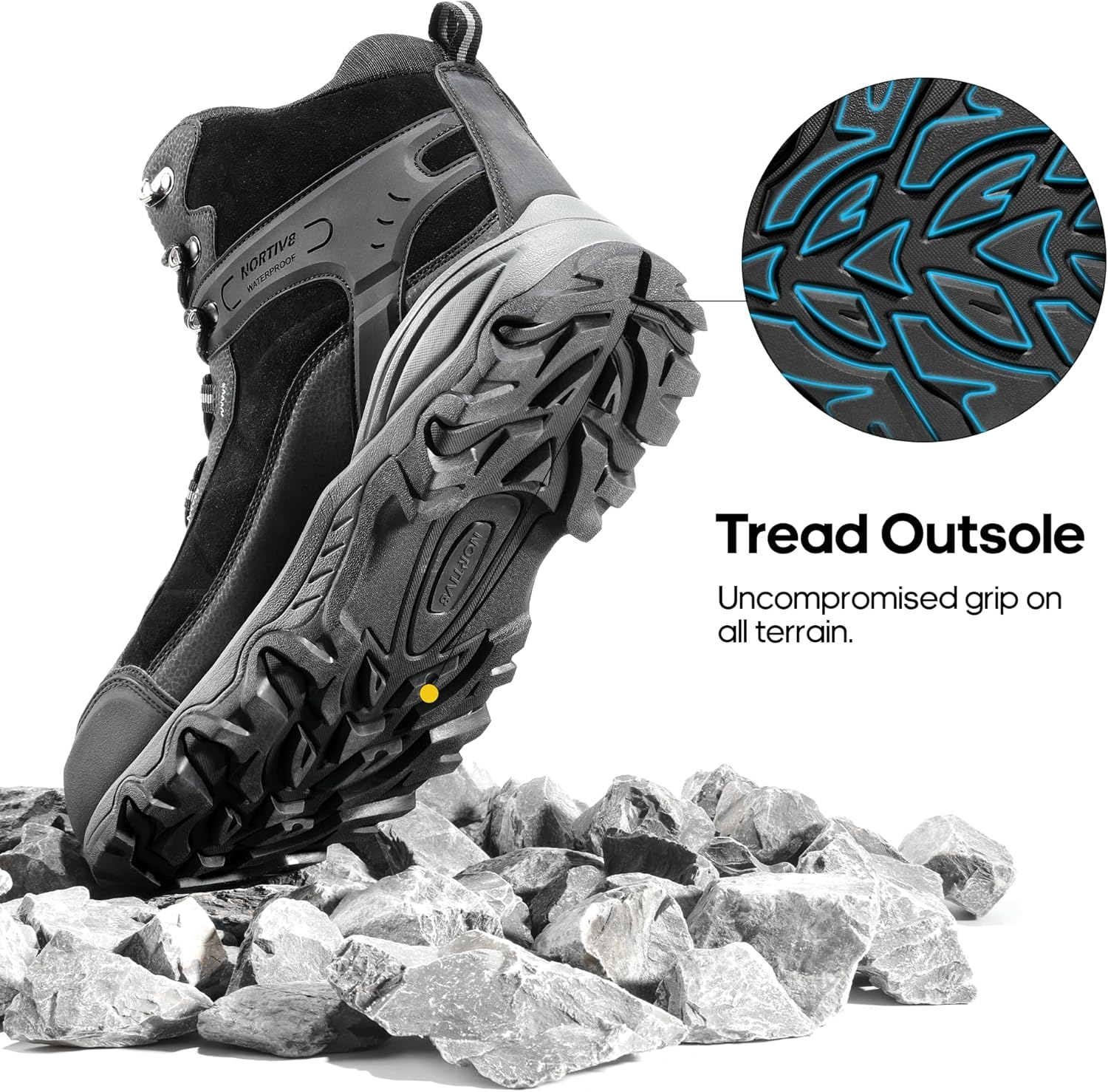 Thumbnail 4 de NORTIV 8 Men's Waterproof Hiking Boots — Paladin Edition