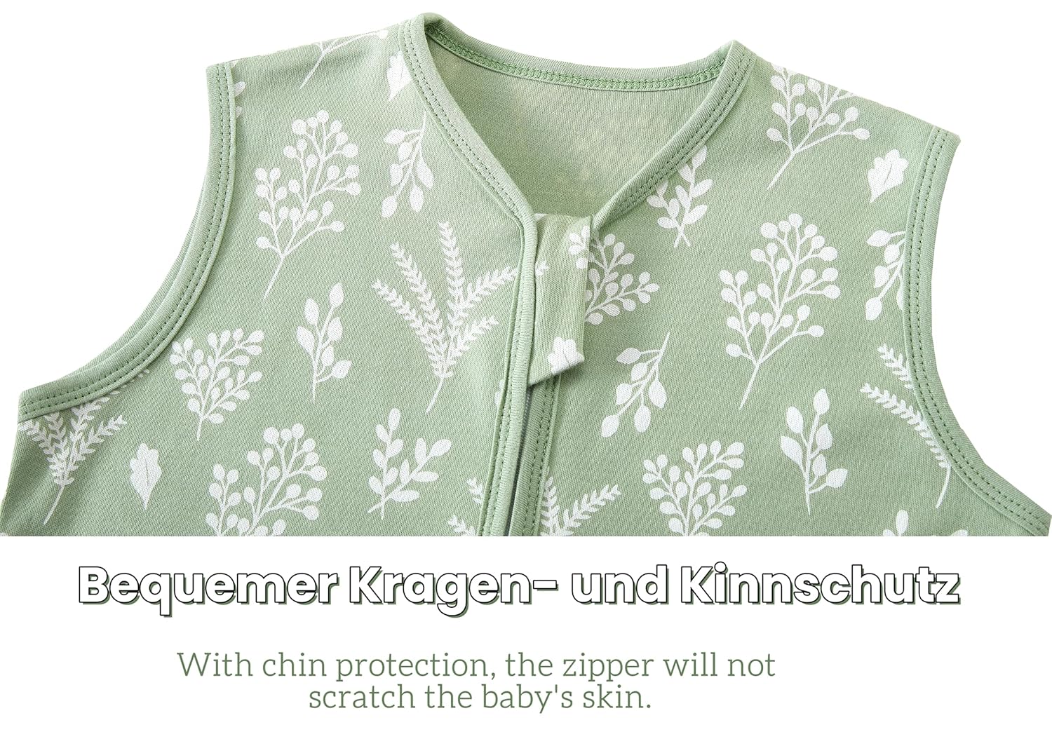 Thumbnail 2 de Chilsuessy Kinder Sommer Schlafsack 0.5 Tog – atmungsaktiver Baumwoll-Schlafsack für Baby (Größen 90–150 cm)