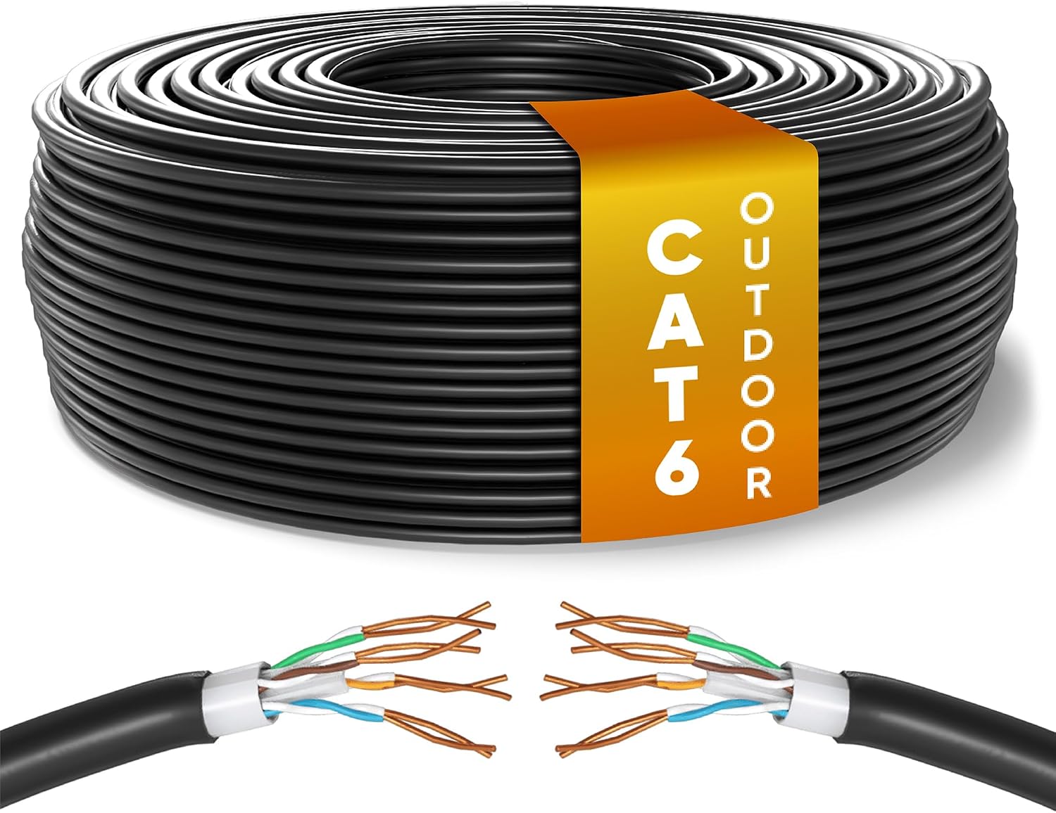 Detalle de Mr. Tronic Cavo Ethernet Cat 6 100 m