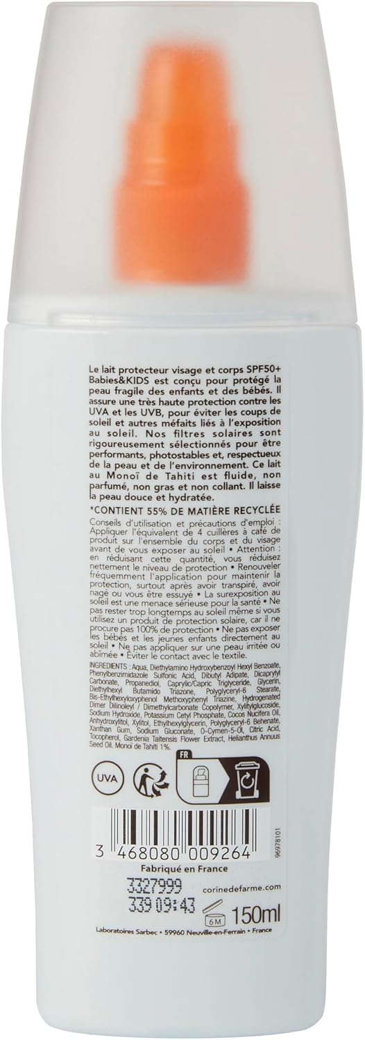 Thumbnail 2 de Corine de Farme solskyddsmjölk för barn, SPF 50, 150 ml
