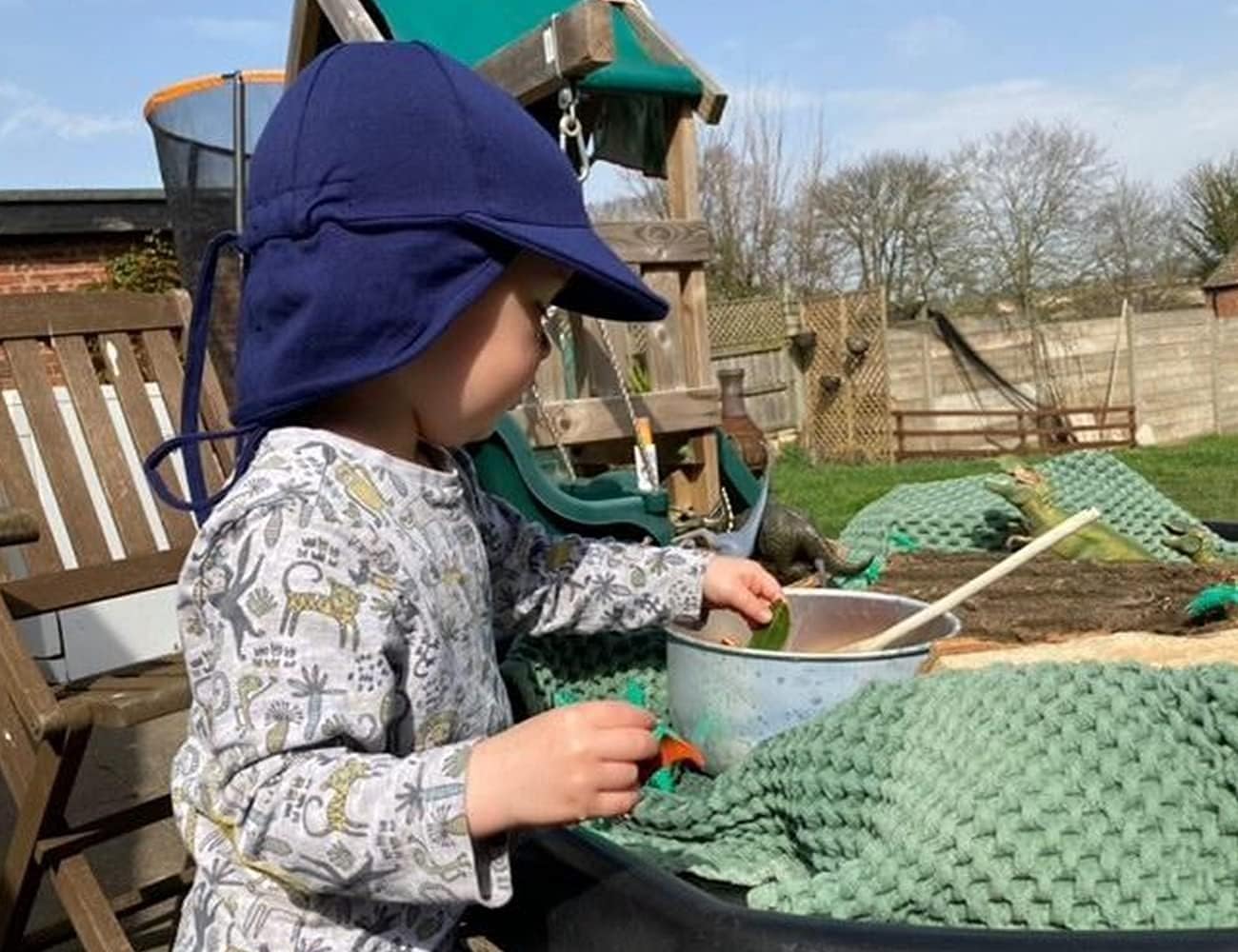 Thumbnail 6 de FURTALK Cotton Baby & Toddler Sun Hat with UPF 50+ and Adjustable Chin Strap