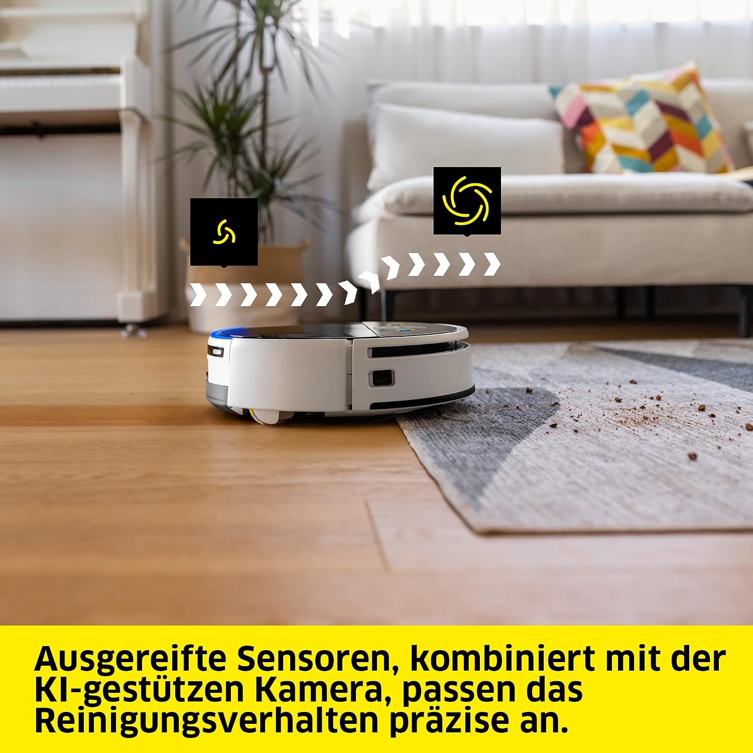 Thumbnail 3 de Kärcher Saugwischroboter RVF 7 Comfort Extra mit Multifunktionsstation, App & LiDAR-Navigation