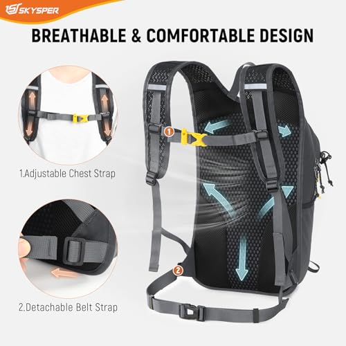 Thumbnail 3 de SKYSPER Mochila de Senderismo 15L 🚲 Ligera y Compacta
