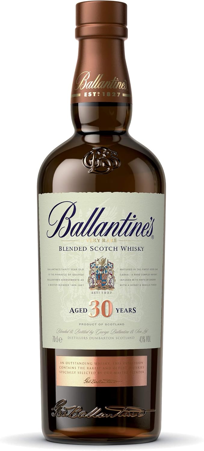Detalle 2 de Ballantine's 30 Años Whisky Escocés Premium 700 ml 🥃