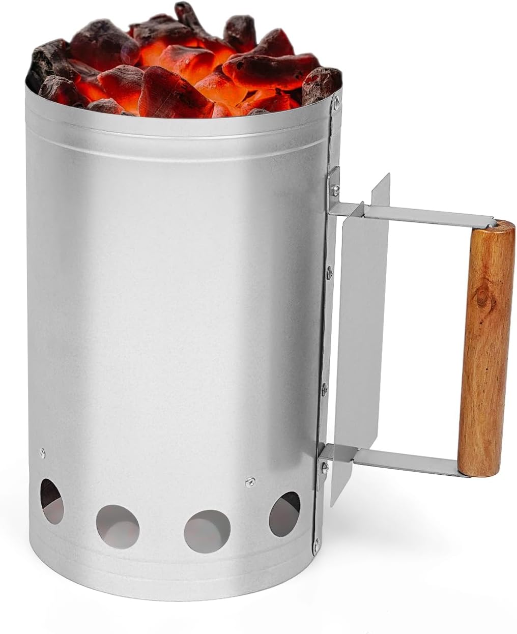 Detalle de Linsen-outdoors Charcoal Chimney Starter, 5 lb