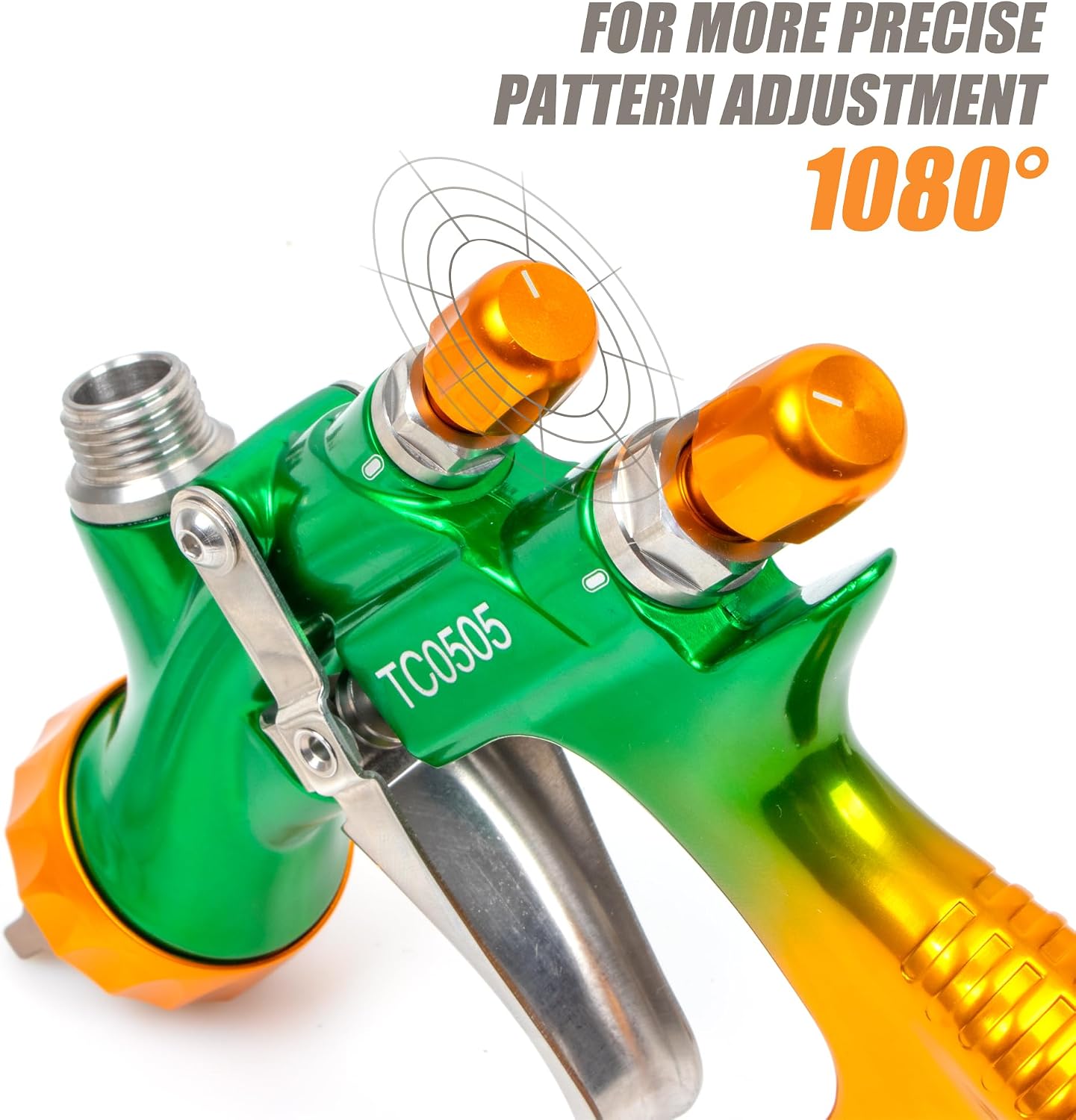 Detalle de BEETRO HVLP Professional Gravity Feed Air Spray Gun