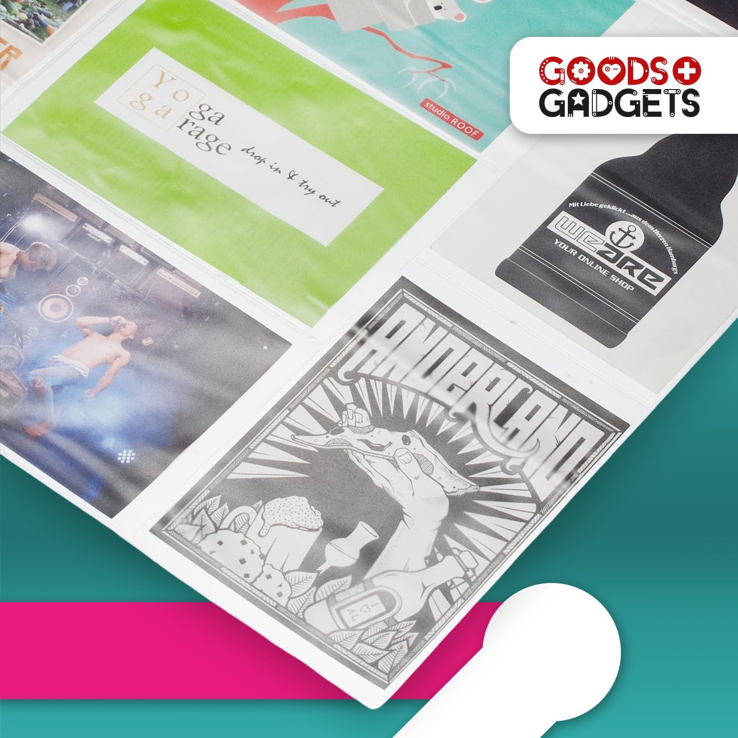 Thumbnail 6 de Goods+Gadgets Rideau Photo XXL avec 40 poches — Galerie photo murale XXL 55 x 150 cm