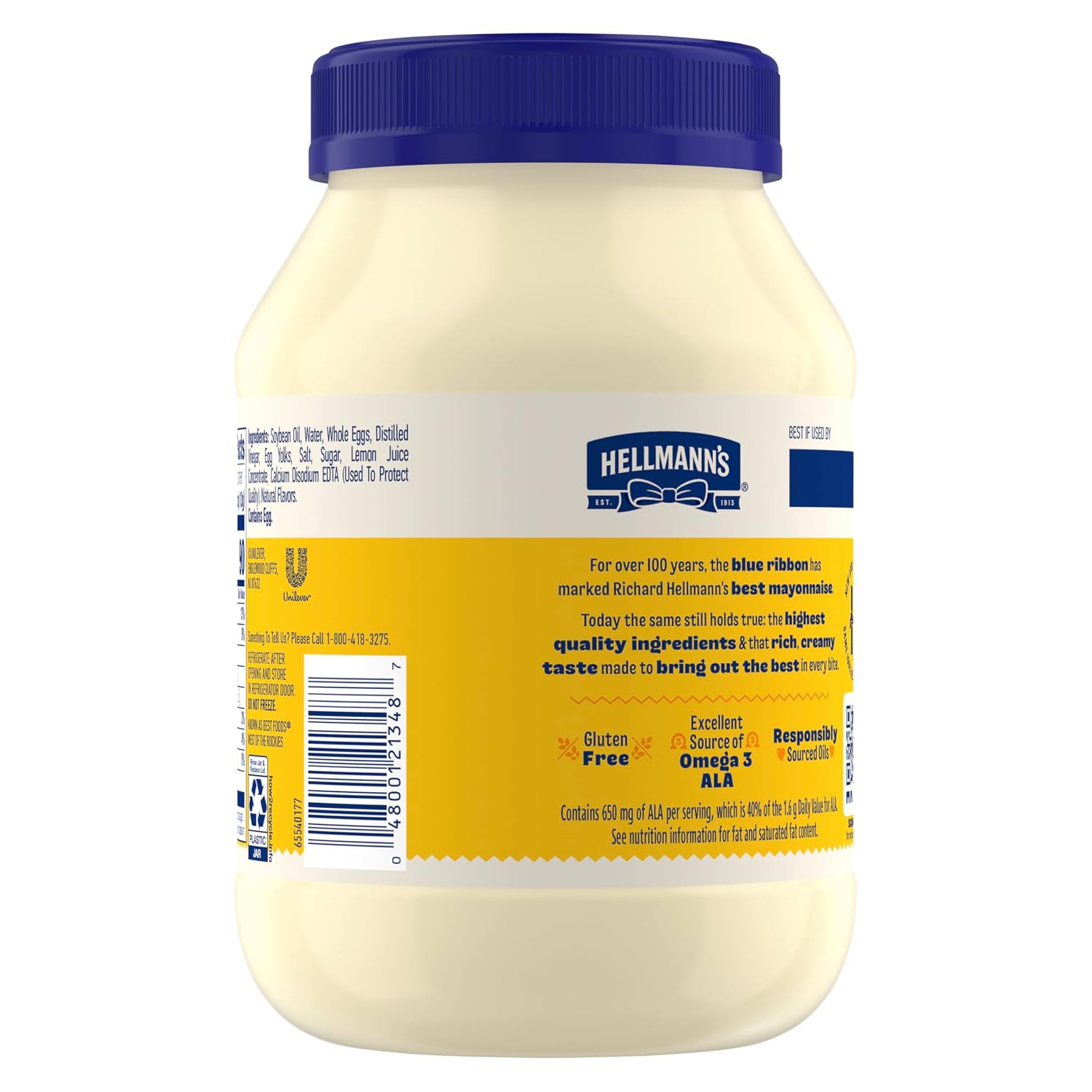 Thumbnail 3 de Hellmann's Real Mayonnaise 2-Pack, 30 oz Jar and 20 oz Squeeze