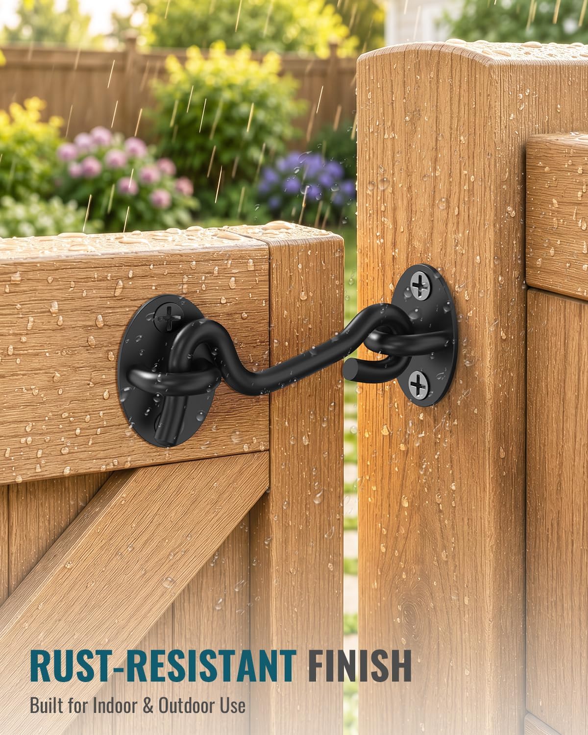 Detalle de CRANACH Door Latch, 4-Inch Hook