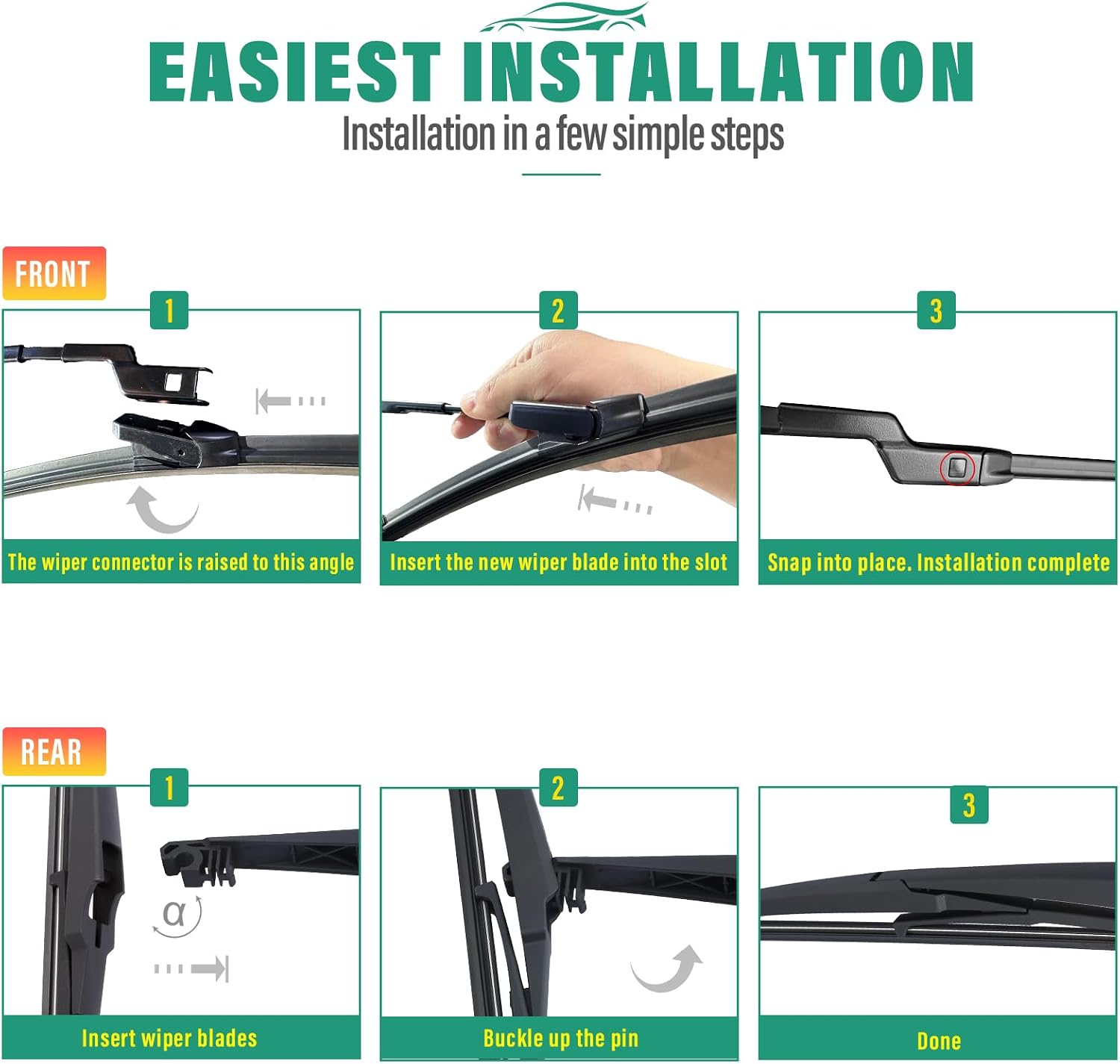 Thumbnail 6 de Chevrolet Trax Wiper Blade Set 26 16