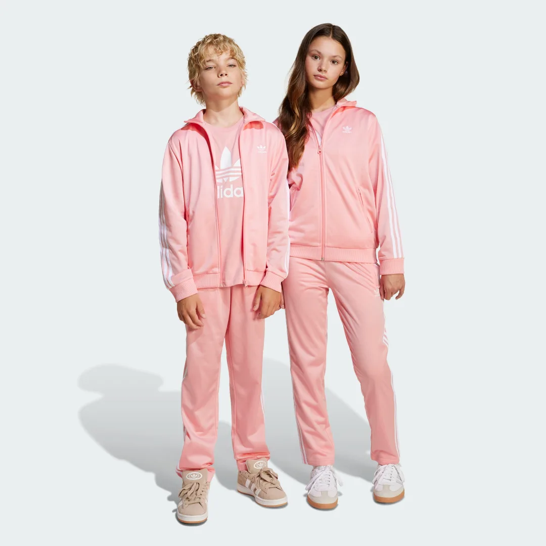 Detalle de Pantalón Adicolor Firebird de Adidas – Rosa