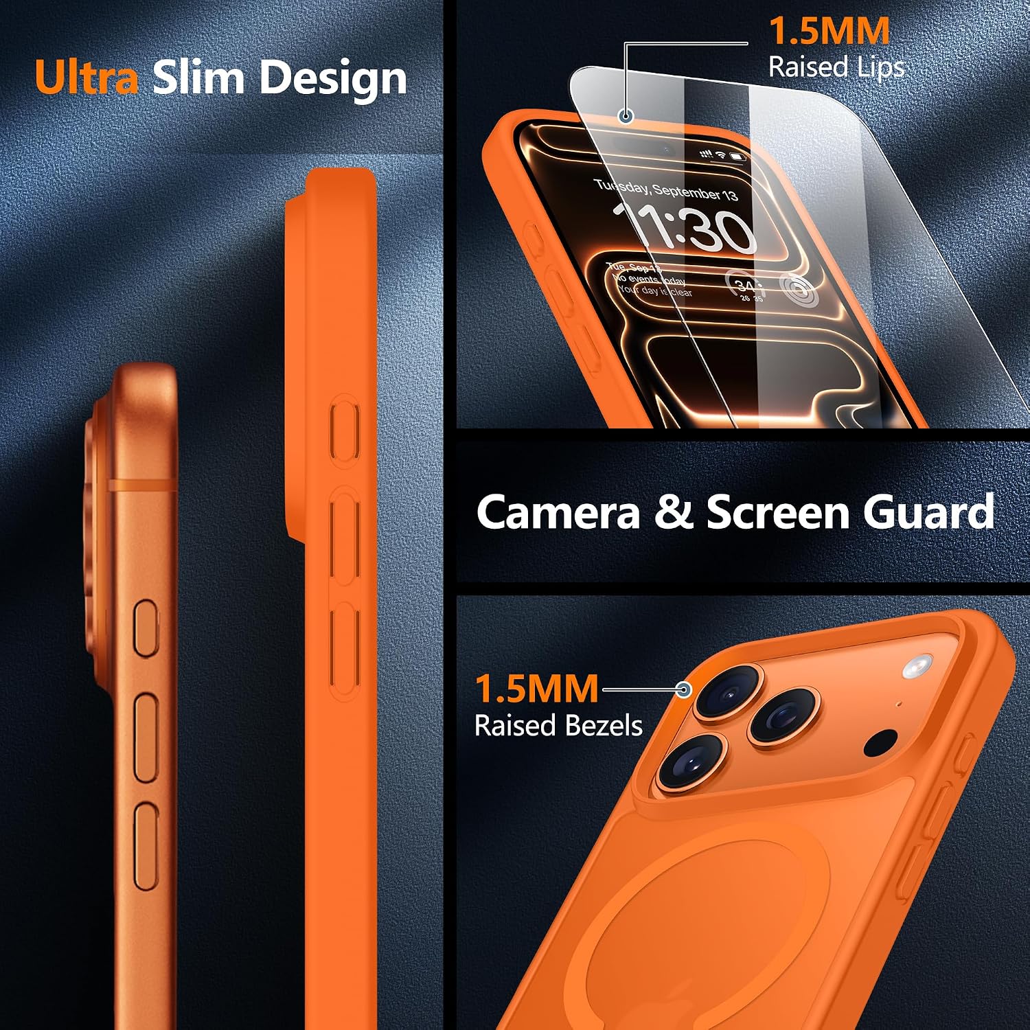 Detalle 2 de SPIDERCASE iPhone 17 Pro slim magnetic case 6.3”