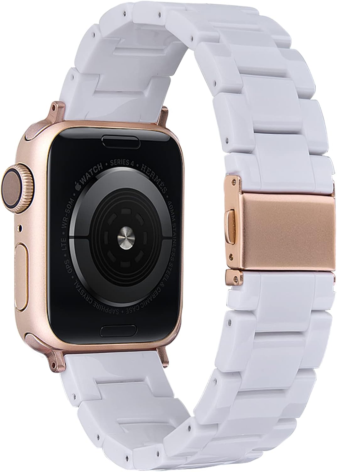 Thumbnail 6 de V.R.HOPE Resin Apple Watch Band, White