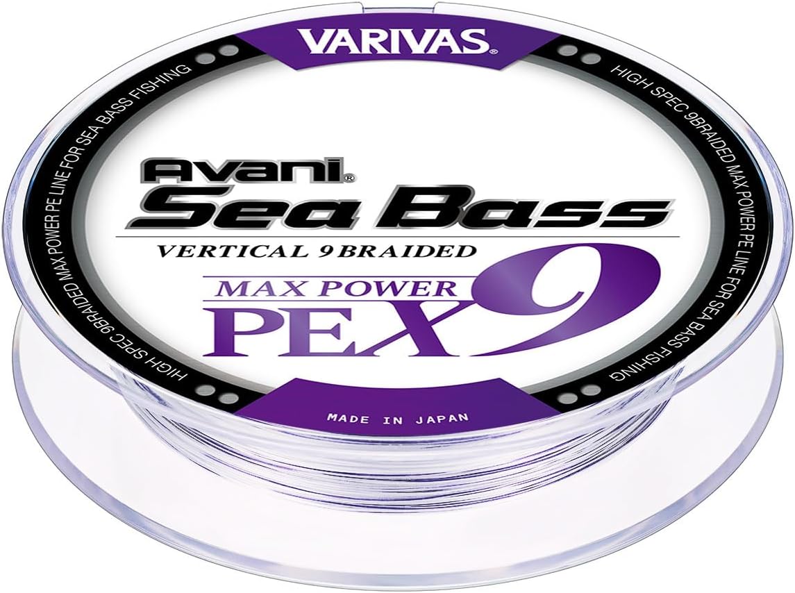 Detalle de バリバス(VARIVAS)アバニ シーバス マックスパワーPE X9 9本撚りPEライン 150m・0.8号