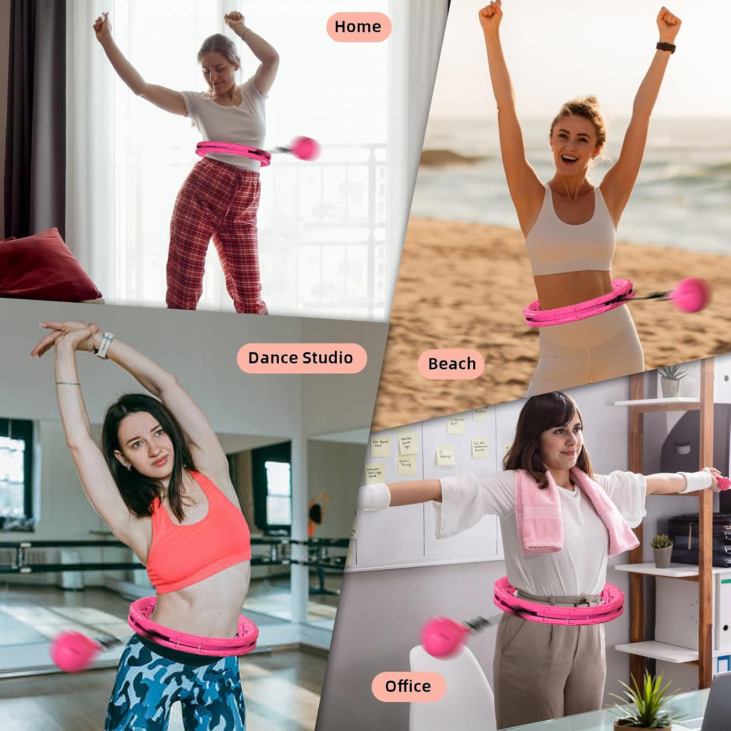 Thumbnail 6 de Argvsde Weighted Hula Hoop 28 knots 🏋️♀