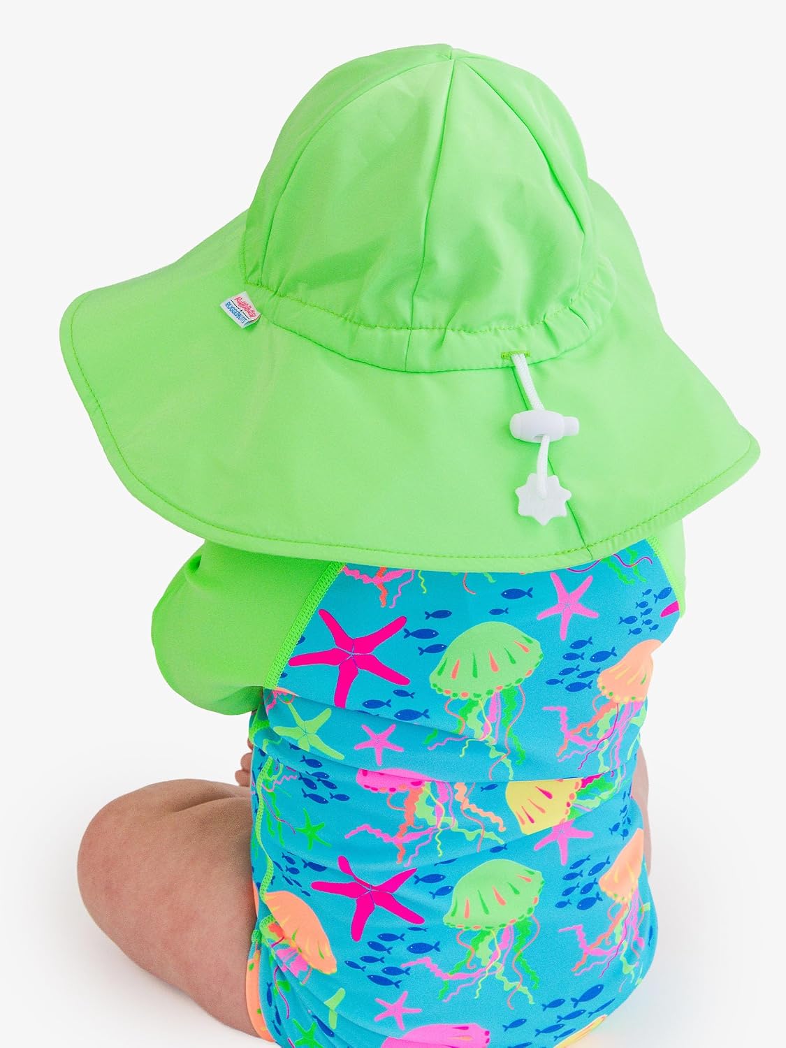Detalle de RuffleButts Baby Sun Hat, UPF 50+