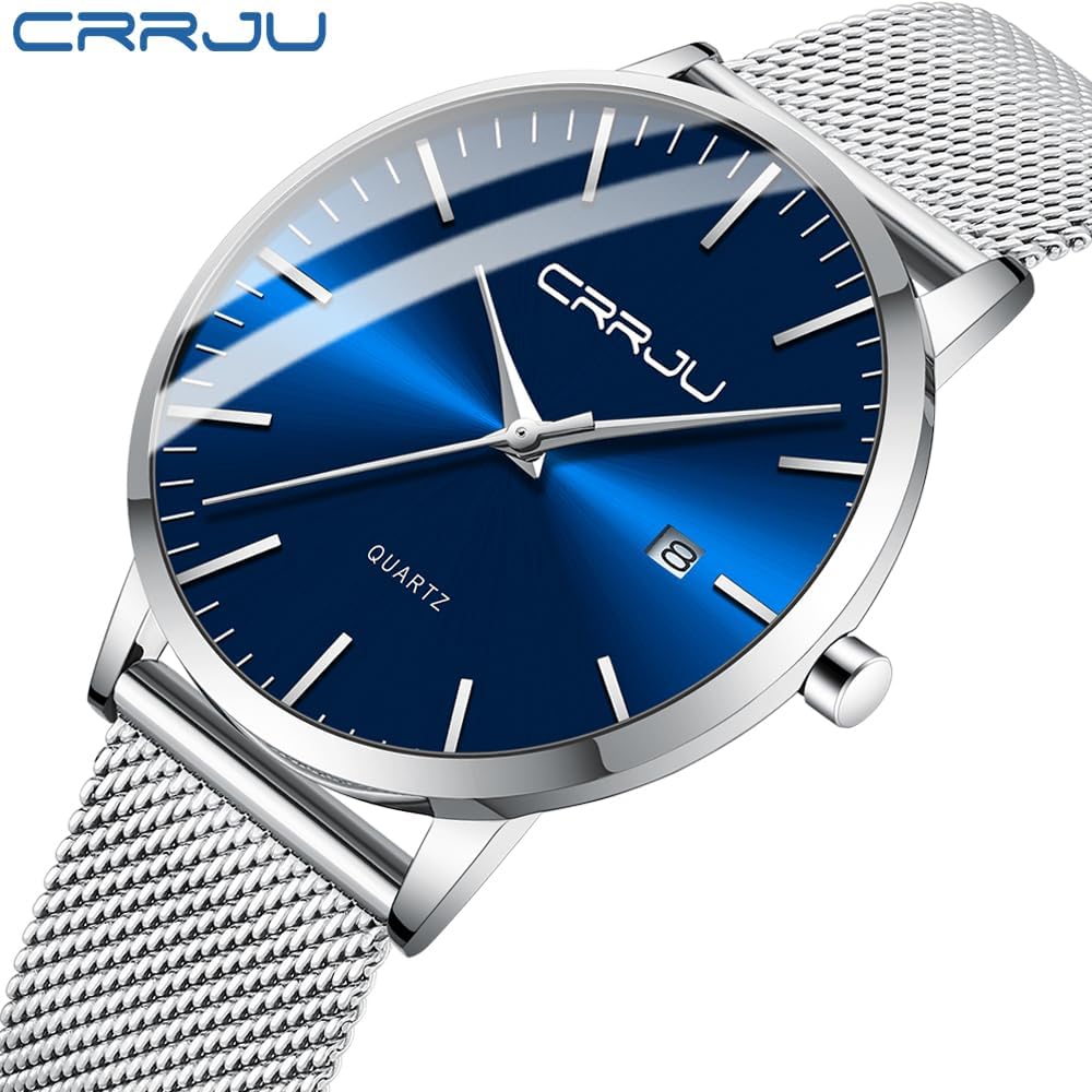 Thumbnail 1 de Ultra-dünne Herren Uhr 7 mm wasserdicht