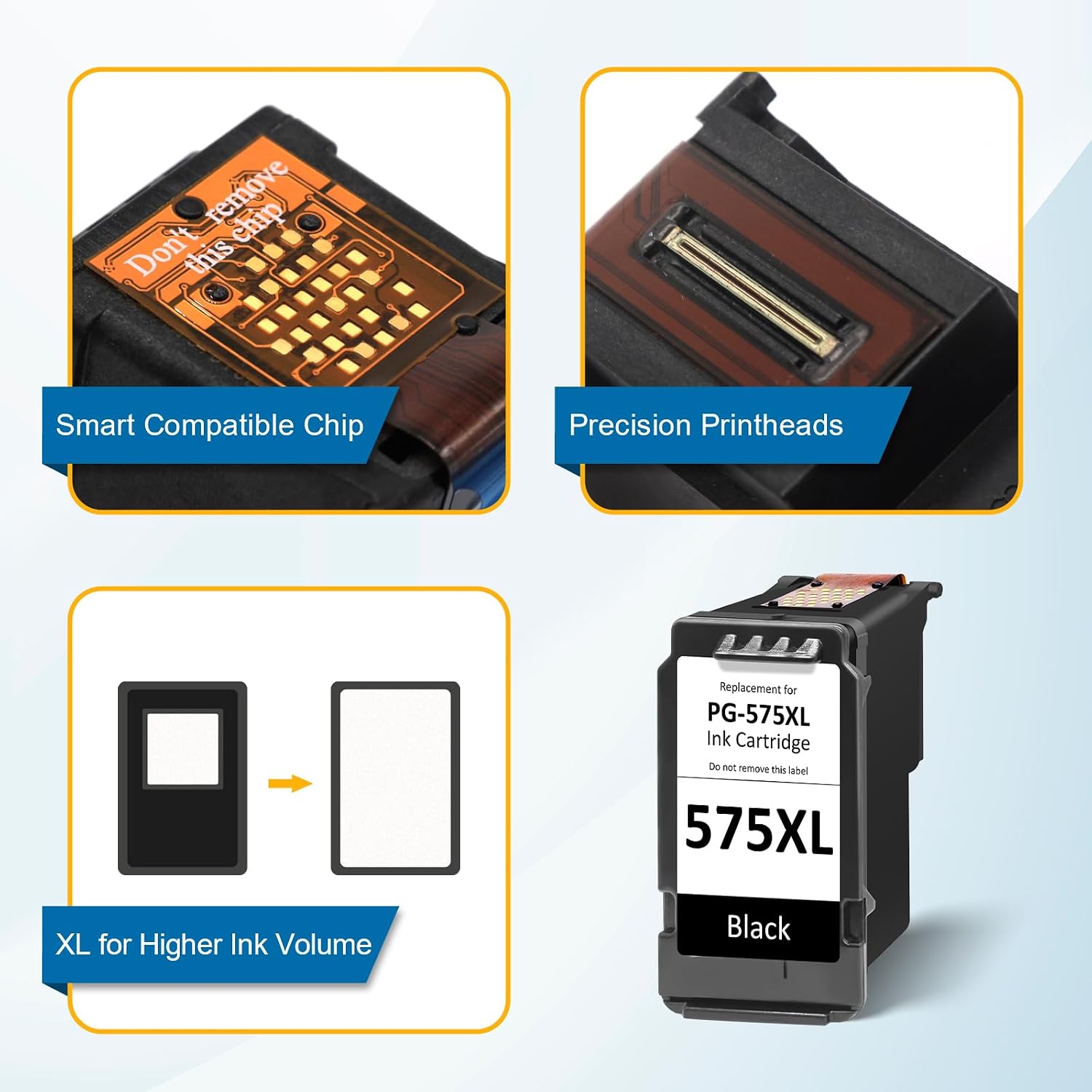 Detalle 2 de CARTRIGO PG-575XL 450-page Black Ink Cartridge