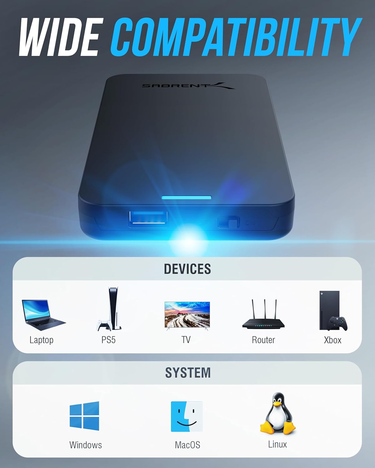 Thumbnail 5 de SABRENT EC-UASP 2.5" SSD enclosure with UASP