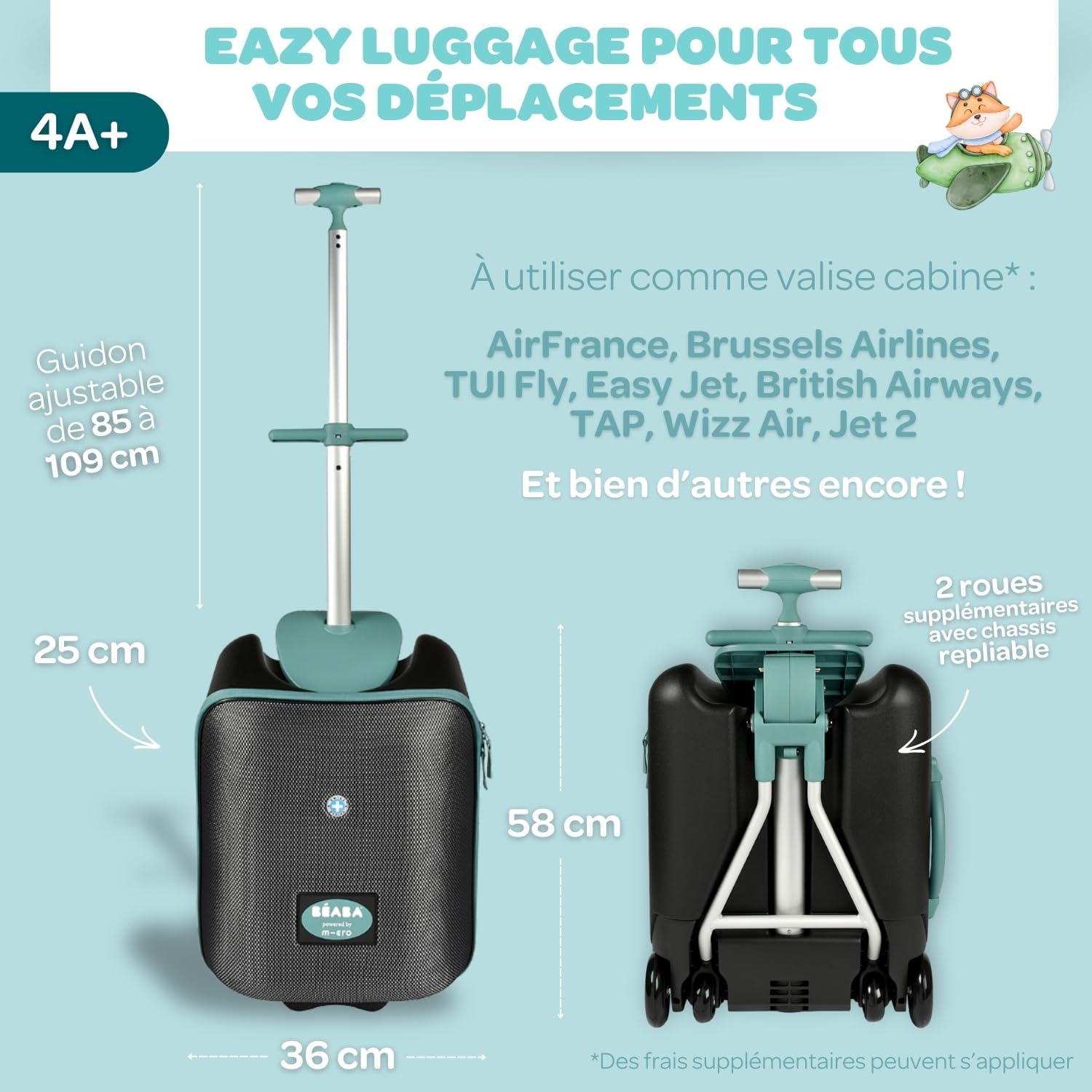 Thumbnail 2 de BÉABA Micro Mobility Valise cabine 22L