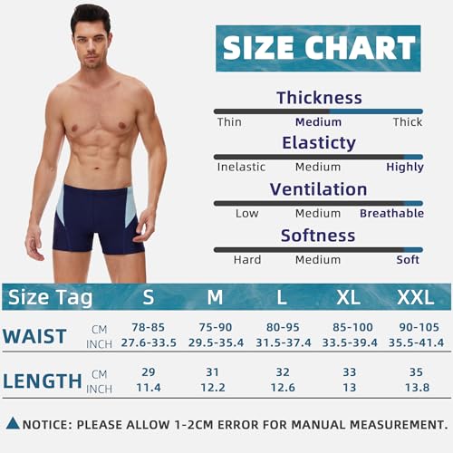 Thumbnail 6 de AMZSPORT Maillot de Bain Homme Short de Bain à Séchage Rapide – Bleu, L