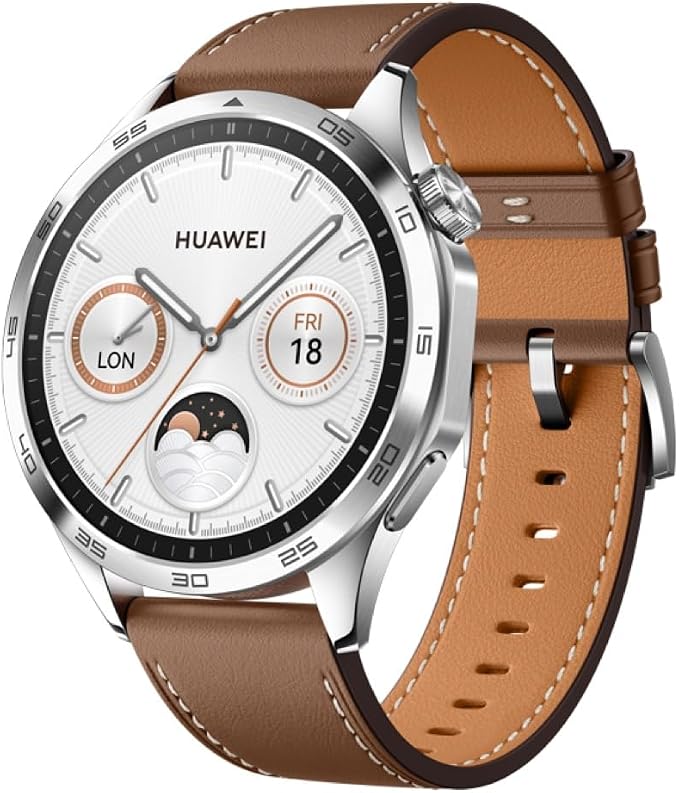 Detalle de HUAWEI Watch GT 4 46mm Smartwatch 🕒 Batería 2 semanas, Salud y GPS