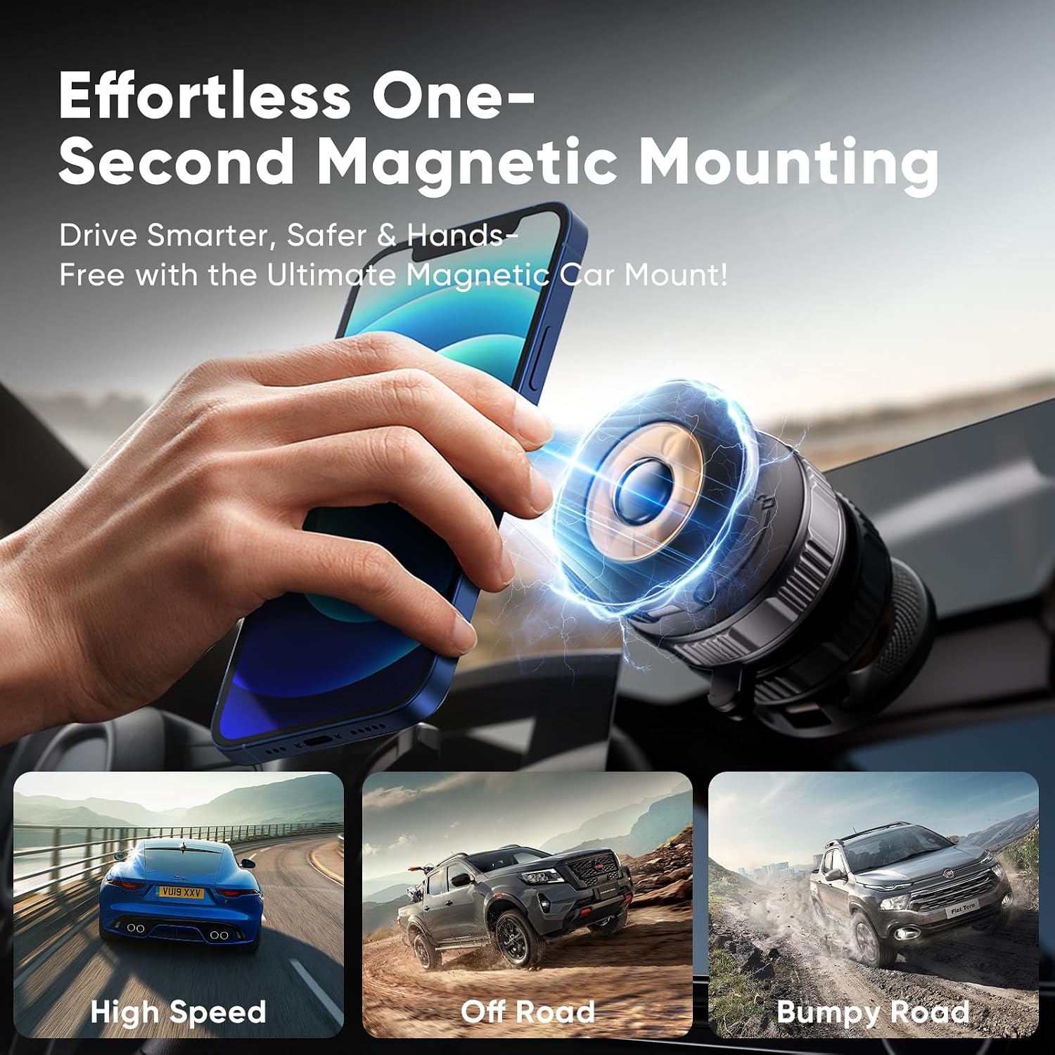 Thumbnail 4 de Vacuum Magnetic Phone Holder 2800gf suction
